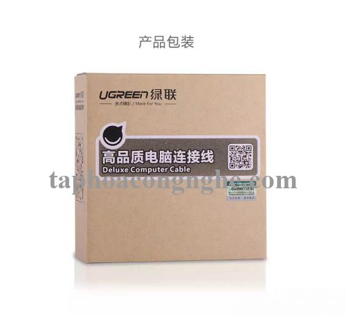 Ugreen 11649 3M màu Xám Cáp tín hiệu VGA 3 + 9 hỗ trợ phân giải 1080P VG104 30011649